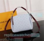 Knockoff L---V Babylone BB Light Blue Genuine Leather Ladies Handbag